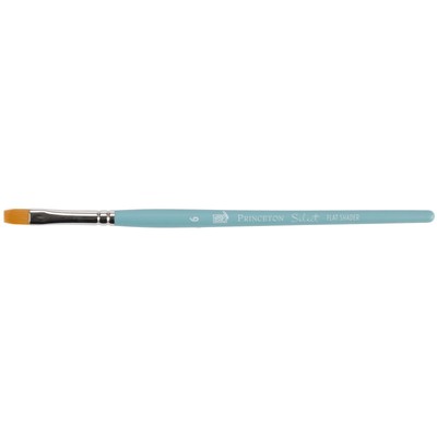 3 Pack Princeton Select Artiste Synthetic Brush-Flat Shader Size 6 FS-6
