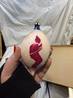 12 Vintage Glass Polish Christmas Ornaments - Teardrops Skier, Santa, Floral — photo 7