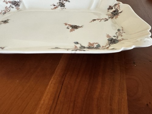Antique Haviland Limoges Schleiger 685J 12.5” Serving Platter France Rectangle - Picture 5 of 14