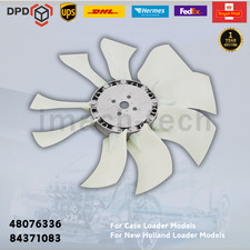47488898 9 Blades Cooling Fan For Case Loader TR270 TR320, New Holland Loader