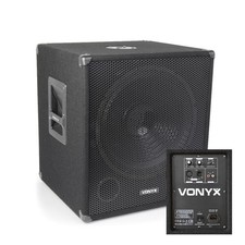 Vonyx SWA15 15 Inch Active DJ Subwoofer 300W - Powerful Bass Performance