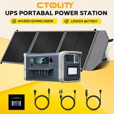 2600W Peak Portable Power Station 1800W/1600W...