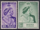Pahang - 1948 Silver Wedding Set SG 47/48 MNH Cv £ 25 [F3412]