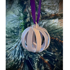 1 Pc Festive Christmas Tree Bauble – Classic Decoration for Seasonal Decor