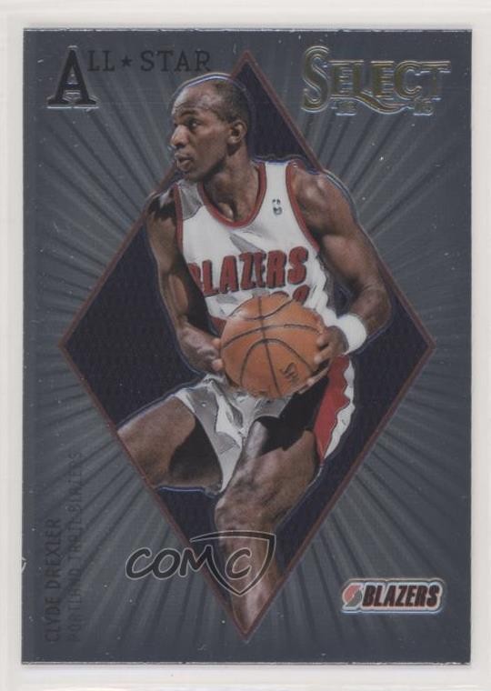 2012-13 Panini Select All-Star Selections Clyde Drexler #25 HOF s6i
