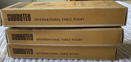 3 boxed sets of Subbuteo Table Rugby 00 Scale Players Huddersfield, Blackheath - Picture 12 of 16