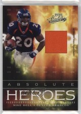 2007 Playoff Absolute Memorabilia Heroes Materials 116/200 Mike Bell #AH-4 2jq