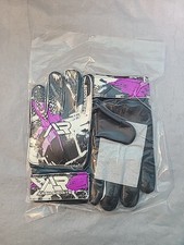 Arsh Sports Soccer Goalie Goalkeeper Gloves Purple Size 7 Small Medium Adult