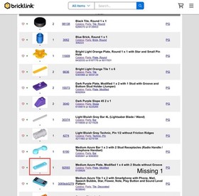 LEGO FRIENDS: Gymnastic Bar 30400 Polybag - Incomplete