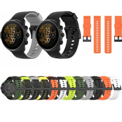 Silicone Watch Strap Replacement Wristband for Suunto 7/ 9 /Suunto Spartan Sport