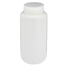 Globe Scientific 7011000 Bottle,  Wide Mouth,  Round,  Hdpe,  1000Ml, Pk6