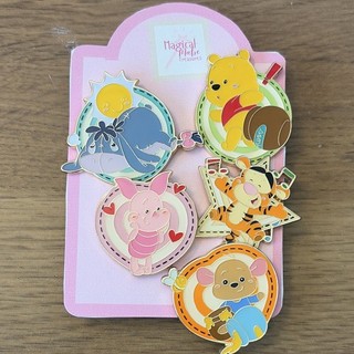 Disney Shanghai Disney Booster 2019 Winnie the Pooh Character Pin Set 2019