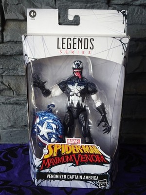 Hasbro Marvel Legends Spider-Man Maximum Venom Venomized Captain America