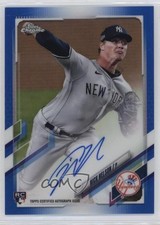 2021 Topps Chrome Rookie Blue Refractor 28/150 Nick Nelson #RA-NNE Auto pu3