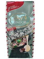 Lindt Lindor Peppermint Assortment Of Chocolate Truffles 19 Oz LIMITED EDITION