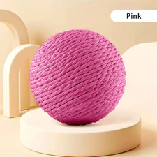 10CM Interactive Sisal Cat Scratching Ball Toy for Kitten Teeth Cleaning anti Bi