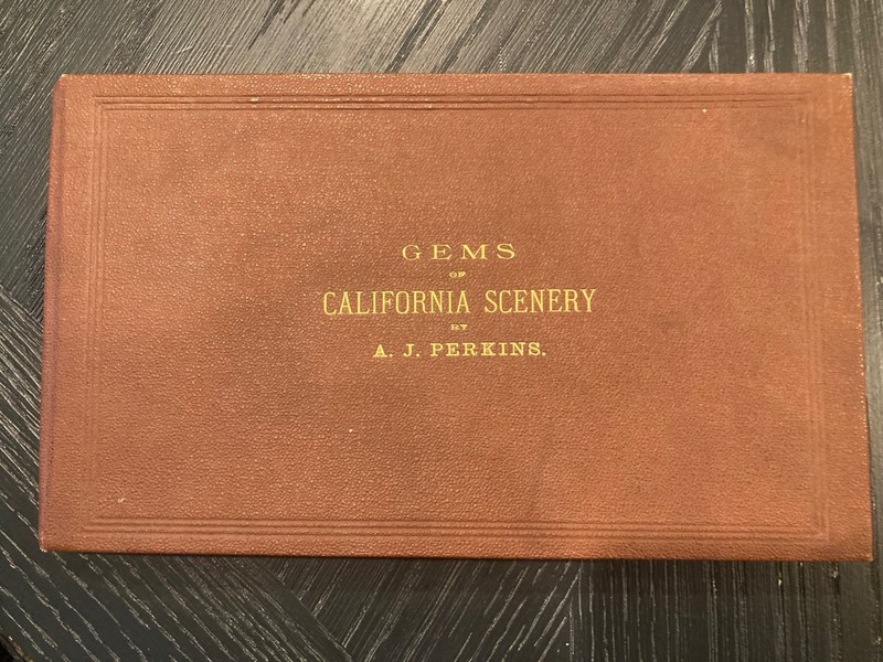 Albumen Photograph Book--A J Perkins--San Francisco--Antique