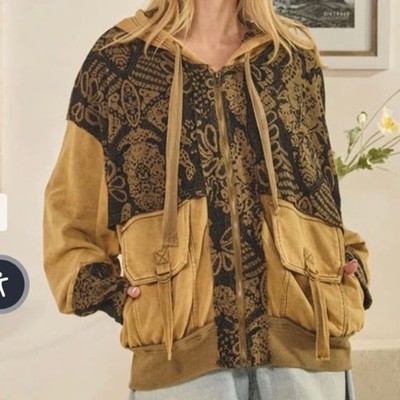 OLI HALI hooded jacket OLI & HALI top Oli and Hali jacket hoodie NEW size medium