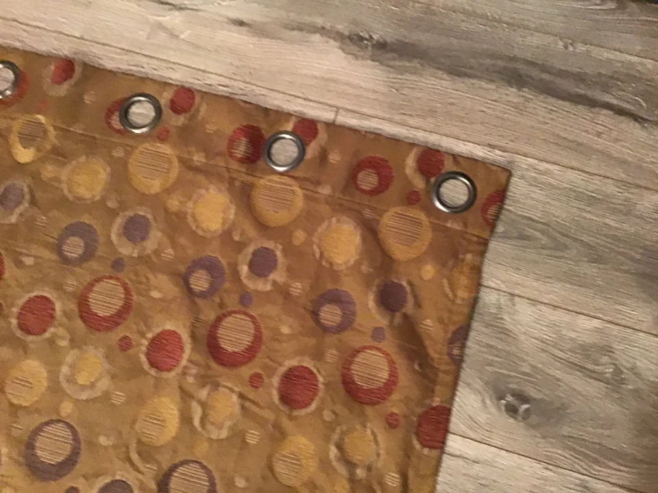 Set of 2 Studio JCP Home Fabric Panels Patterned Blackout Curtains 48” x 63” - Image 3 of 4