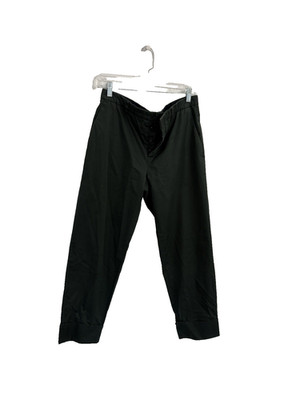 Sofie D'Hoore Women s Dark Green Cotton Pants Straight Leg, Size 38 EU 6 US