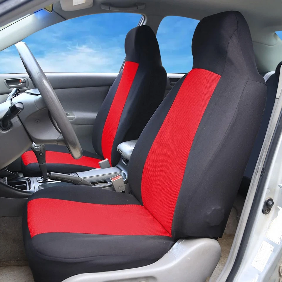 5 Seats Car Seat Covers High Back Bucket Auto Front Rear Seats Cover SUV Sedan Foto 2 de 4