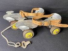 VTG Adjustable Roller Skates, Metal Wheels And Key M/B Union Hardware Company