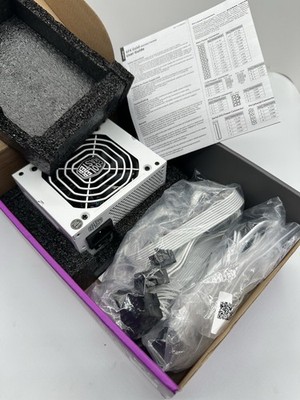 Cooler Master V750 White Edition 750W 80 Plus Gold SFX Power Supply (US Plug)