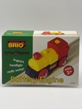 Brio Battery Engine Trains 33225 Battery Powered Engine NEW 1996 RED YELLOW