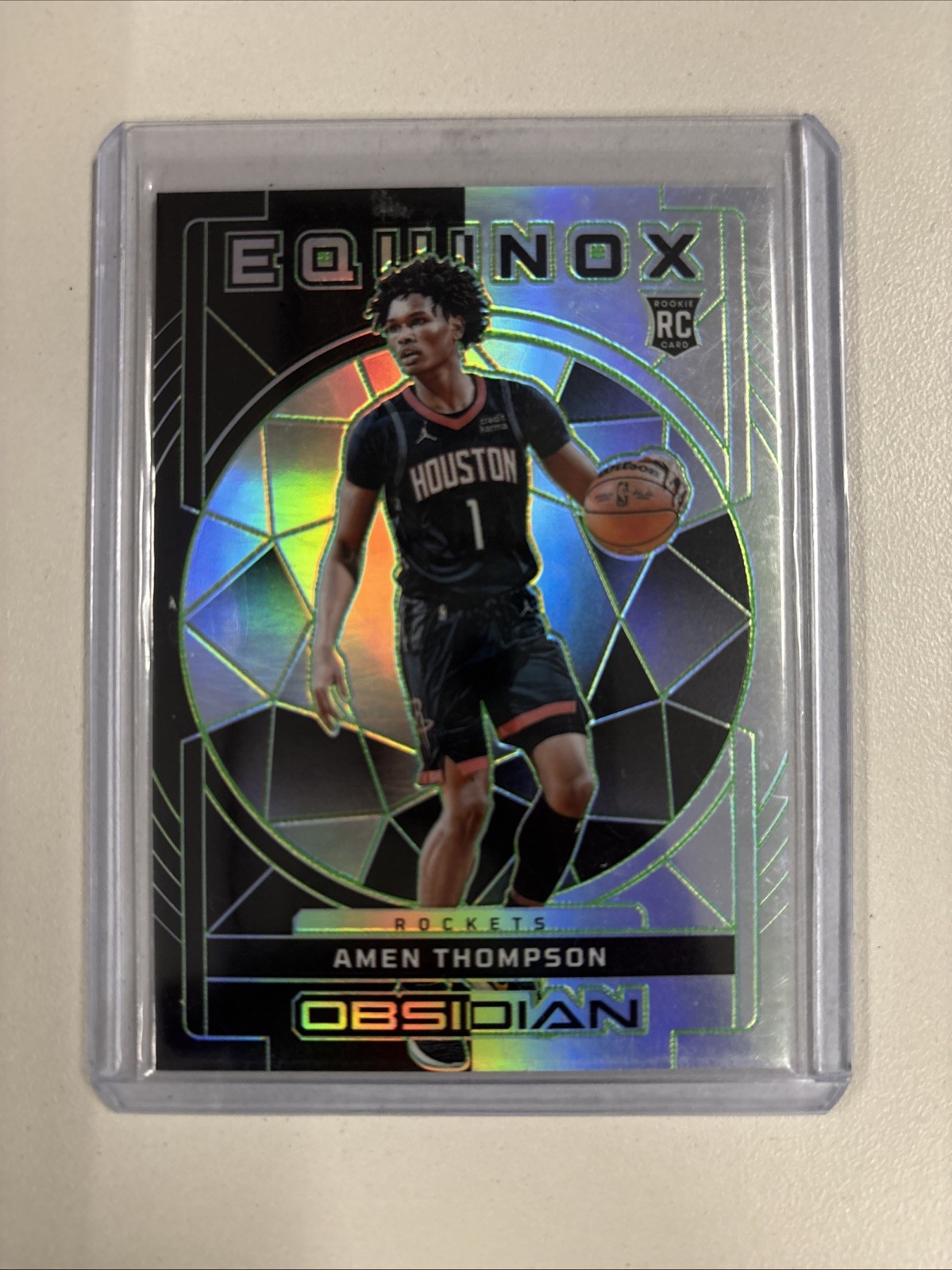 2023-24 Panini Obsidian - Equinox Green Amen Thompson /25