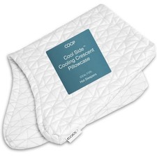 Cool Side Crescent Pillowcase, Queen Size Cooling Pillow Case for Hot Sleepers,