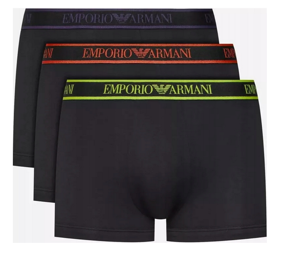 Emporio Armani 3Er Pack Herren Boxershorts Gr. M Boxer Unterhosen Stretch Cotton-image