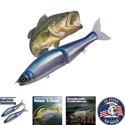 High-Quality Jointed Claw 178 Fishing Lure - Handcrafted for Trophy Bass & Pike