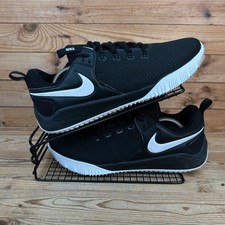 Nike Trainers Mens Size UK 9.5 Air Zoom Hyperace 2 Black White Running Gym Shoes