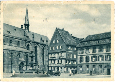AK NEUSTADT AN DER WEINSTRASSE Adol.-Hitl.-Platz 30er
