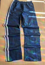 Vintage Periscope Womens Nylon Shell Pants Small Iridescent Track USA Made