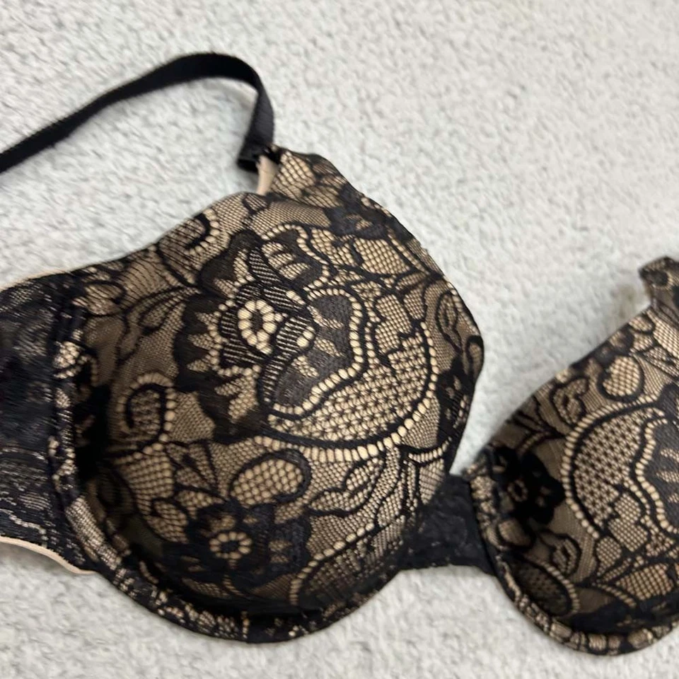 Sujetador de maternidad 36DD sujetador de lactancia cobertura completa moldeado encaje de maternidad Foto 4 de 4