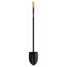 Fiskars 57" Steel Digging Shovel Steel Handle