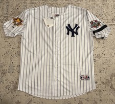 Majestic Authentic New York Yankees Derek Jeter #2 World Series Jersey Men’s XXL