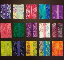 Handmade BATIK Pocket Tissue Holders for Purse/Travel, 15 Prints, Your Choice 