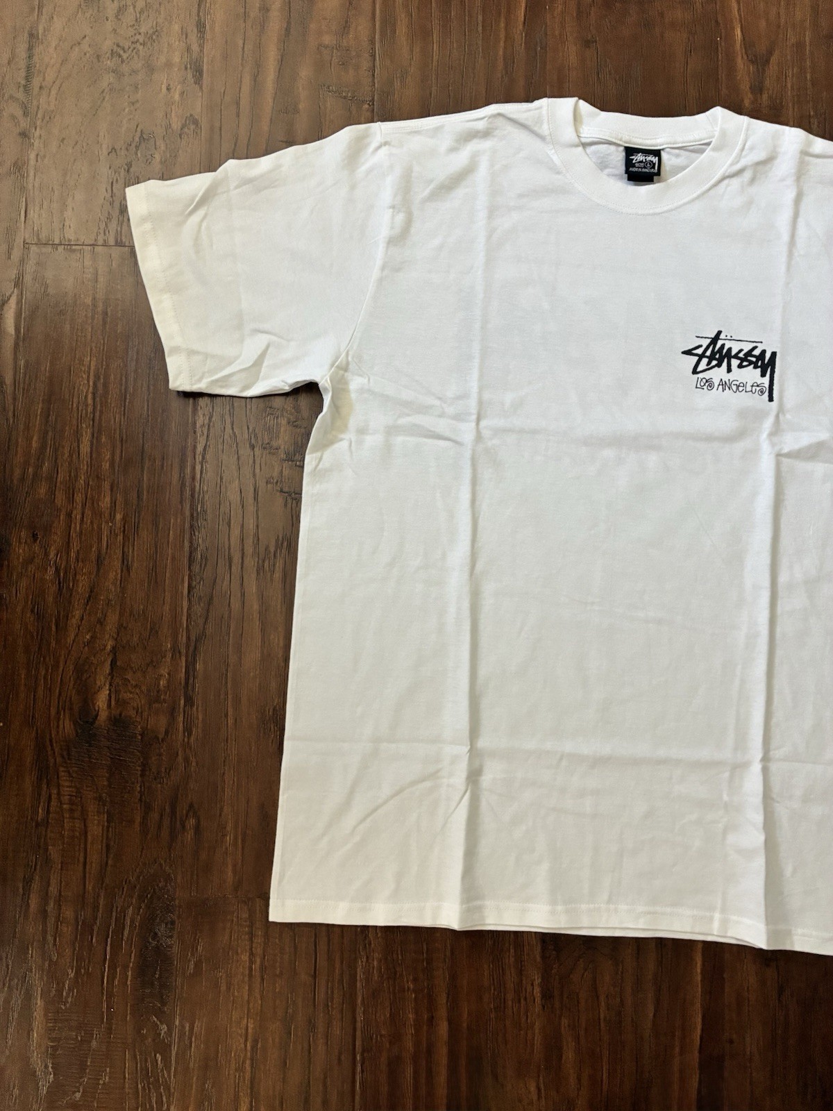 Authentic Stussy Chapter tee Los Angeles Size L  - White image 5