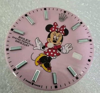 Rolex Datejust 36mm Quick Set Date Pink Minnie Dial