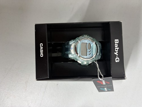 Casio Baby-G BG169-2V In Box semi-transparent light blue jelly resin
