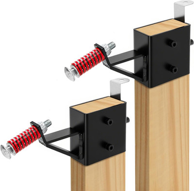 2 Pcs AR500 Steel Target Hangers, Heavy Duty Stand Base, T Post Brackets Target