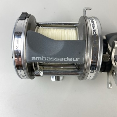 【値下げ】希少！！Abu Garcia Ambassadeur 6001C 本体 Abu Garcia Ambassadeur 6001 CA Baitcasting Reel LH Near Mint Line