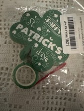 40 pcs St. Patrick's Day Shamrock Party Decor Set, Paper, Green/White,.