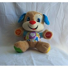 Fisher Price Laugh and Learn ABC Smart Stages Interactive Puppy Plush Dog 14"