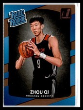 Zhou Qi 2017-18 Donruss #151 RC Houston Rockets