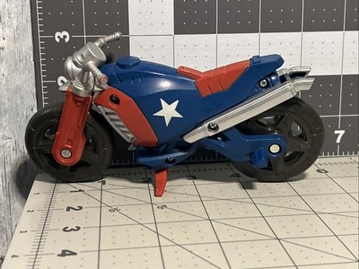 Captain America Cycle Motorcycle Blue & Red