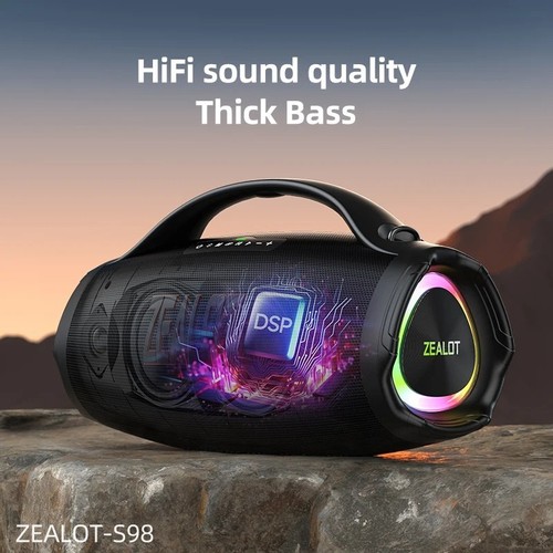ZEALOT-S98 Portable Bluetooth Speaker 160W Waterproof 36000mAh Wireless USB TF - Picture 4 of 12