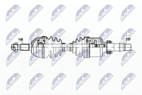 Antriebswelle NTY NPW-PE-095 FüR Peugeot 407 SW 508 1 Hdi 6DRHRH 135 6DRHRE